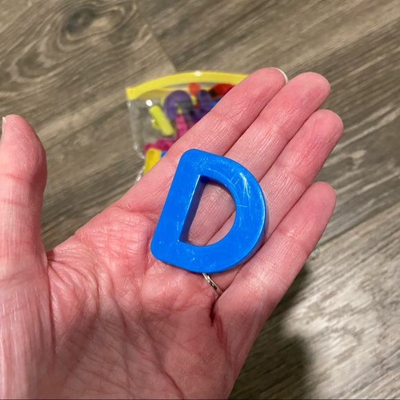 Bag of letter alphabet magnets for kids and tots! - Picture 4 of 4